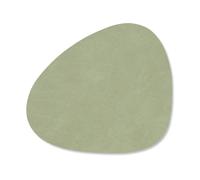 LIND DNA Dessous de verre Nupo curve Vert olive