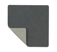 LIND DNA Dessous de verre Nupo réversible square 1 pièce gris anthracite-gris clair