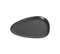 LIND DNA Petite assiette Curve Stoneware 19x22 cm Black