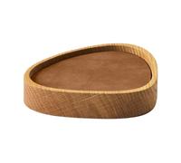 LIND DNA Set de dessous de verre Wood Box Nature-oak. courbe. S. Nupo nature. 9 pièces