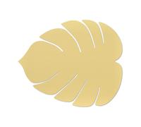 LIND DNA Set de table Monstera Leaf Hippo L Doré