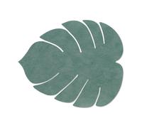 LIND DNA Set de table Monstera Leaf Hippo L Vert pastel
