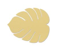 LIND DNA Set de table Monstera Leaf Hippo S Doré