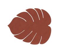 LIND DNA Set de table Monstera Leaf Nupo L Sienna