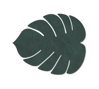 LIND DNA Set de table Monstera Leaf Nupo S Vert foncé