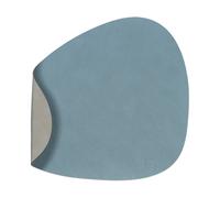 LIND DNA Set de table Nupo curve réversible L 1 pièce bleu clair-gris clair