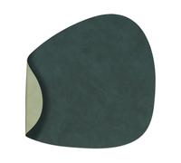 LIND DNA Set de table Nupo curve réversible L 1 pièce Dark green-olive green