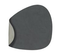 LIND DNA Set de table Nupo curve réversible L 1 pièce gris anthracite-gris clair