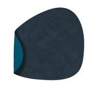 LIND DNA Set de table Nupo curve réversible L 1 pièce Midnight blue-petrol