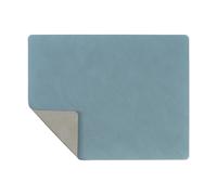 LIND DNA Set de table Nupo réversible square L 1 pièce Bleu clair-gris clair