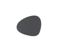 LIND DNA Set de table ovale en cuir Nupo 37x44cm gris