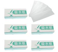 Lind Kitchen Lot de 500 feuilles de papier absorbant de laboratoire 7,5 x 2,5 cm en coton neutre pour chromatographie à couche fine Convient pour le nettoyage de la poussière Séparation des couleurs