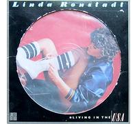 LINDA RONSTADT - LIVING IN THE USA LP US ASYLUM 1978 10 TRACK GATEFOLD WITH INNER (6E155)
