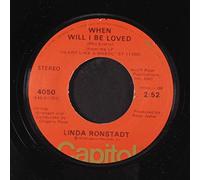 LINDA RONSTADT - when will i be loved 45 rpm single