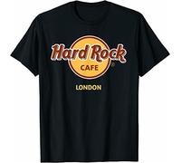 Lindas T-shirt rétro Hards Rock Cafe London, Noir , M