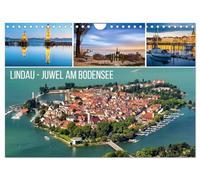 Lindau - Juwel am Bodensee (Wandkalender 2026 DIN A4 quer), CALVENDO Monatskalender: Willkommen in Lindau - wo Erholung und Entdeckung aufeinandertreffen
