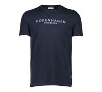 Lindbergh T-Shirt 'Copenhagen' marine / bleu clair / blanc, Taille S