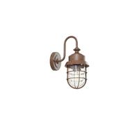 Lindby Applique Exterieur Adalie à intensité variable (Traditionnel) en Marron Métal (1 lampe,à E27), Murale Luminaire Lampe Jardin Eclairage