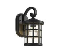 Lindby Applique Exterieur Ankea à intensité variable (Antique, Classic) en Noir (1 lampe,à E27) Murale Luminaire Lampe Jardin Eclairage