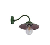 Lindby Applique Exterieur Bilma à intensité variable (Moderne) en Vert Aluminium (1 lampe,à E27), Murale Luminaire Lampe Jardin Eclairage