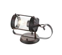 Lindby Applique Exterieur Farly à intensité variable (Traditionnel) en Marron Aluminium (1 lampe,à E27), Murale Exterieur, Luminaire Lampe Jardin, Eclairage