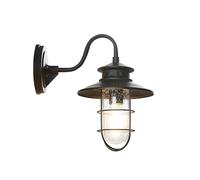 Lindby Applique Exterieur Kyan à intensité variable (Antique, Classic) en Noir (1 lampe,à E27) Murale Luminaire Lampe Jardin Eclairage