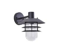 Lindby Applique Exterieur Meliora à intensité variable en Noir Métal (1 lampe,à E27), Murale Luminaire Lampe Jardin Eclairage d’exterieur