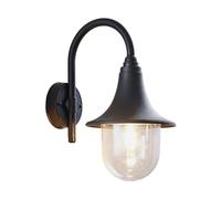 Lindby Applique Exterieur Nalevi à intensité variable (Moderne) en Noir (1 lampe,à E27), Murale Luminaire Lampe Jardin Eclairage