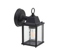 Lindby Applique Exterieur Rurik à intensité variable (Traditionnel) en Noir Aluminium (1 lampe,à E27), Murale Luminaire Lampe Jardin Eclairage