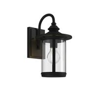 Lindby Applique Exterieur Zayn à intensité variable (Antique, Classic) en Noir Aluminium (1 lampe,à E27) Murale Luminaire Lampe Jardin Eclairage