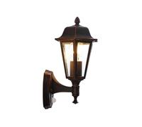 Lindby Applique extérieure Noor à intensité variable en Noir Aluminium (1 lampe,à E27), pour mur extérieur/façade de maison terrasse und balcon