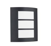Lindby Applique extérieure Vimal à intensité variable (Moderne) en Noir Aluminium (1 lampe,à E27), pour mur extérieur/façade de maison, terrasse und balcon