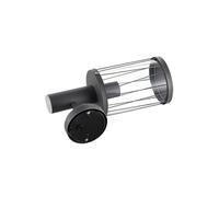 Lindby Applique extérieure Yonan (Moderne) en Noir Inox (1 lampe,à E27), pour mur extérieur/façade de maison, terrasse und balcon
