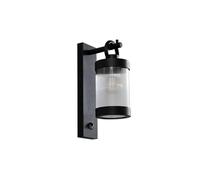 Lindby Applique extérieure Yrene à intensité variable (Moderne) en Noir Aluminium (1 lampe,à E27), pour mur extérieur/façade de maison terrasse und balcon