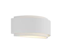 Lindby Applique Murale Cassian à intensité variable (Moderne) en Blanc Plâtre/Terre Cuite e. a. pour Chambre coucher (1 lampe,à E14), Applique, Lampe Murale, Eclairage, Luminaire Mural