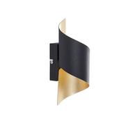 Lindby Applique Murale Desirio à intensité variable (Moderne) en Noir Métal e. a. pour Chambre coucher (1 lampe,à G9), Applique, Lampe Murale, Eclairage, Luminaire Mural