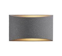 Lindby Applique Murale en béton Edvin à intensité variable (Moderne) Gris e. a. pour Salon & Salle manger (1 lampe,à G9), Lampe Eclairage Luminaire Mural