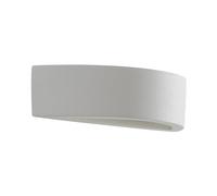 Lindby Applique Murale Konstantin à intensité variable (Moderne) en Blanc Plâtre/Terre Cuite e. a. pour Salon & Salle manger (1 lampe,à E14), Lampe Eclairage Luminaire Mural