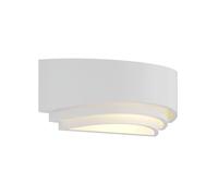 Lindby Applique Murale Lucien à intensité variable (Moderne) en Blanc Plâtre/Terre Cuite e. a. pour Chambre coucher (1 lampe,à E14), Applique, Lampe Murale, Eclairage, Luminaire Mural