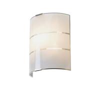 Lindby Applique Murale Vincenzo à intensité variable (Moderne) en Blanc Verre e. a. pour Salon & Salle manger (1 lampe,à E14), Applique, Lampe Murale, Eclairage, Luminaire Mural