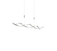Lindby - Auron Suspension Nickel/White
