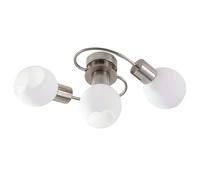 Lindby - Ciala 3 Plafonnier White/Nickel