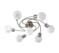 Lindby - Ciala 7 Plafonnier White/Nickel