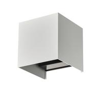 Lindby - Dara Square LED Smart Extérieur Applique Murale Blanc