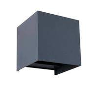 Lindby - Dara Square LED Smart Extérieur Applique Murale Gris
