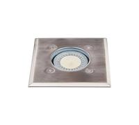 Lindby - Insa Square Spot à Enterrer Extérieur IP67 Stainless Steel