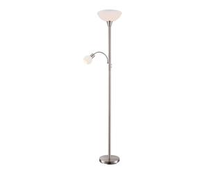 Lindby Lampadaire Elaina (Moderne) en Gris Métal e. a. pour Salon & Salle à manger (1 lampe,à E27), lampe sur pied de salon lampadaire éclairage indirect