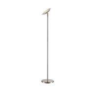 Lindby Lampadaire LED Malea (Avec variateur d'intensité tactile) à intensité variable (Moderne) en Gris Métal e. a. pour Salon & Salle manger (1 lampe,à), Sur Pied, Lampe a