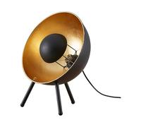 Lindby Lampe à poser 'Muriel' (Moderne) en Noir en Métal e. a. pour Salon & Salle à manger (1 lampe,à E27) | Lampe à poser