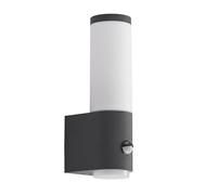 Lindby Lampe Exterieure Detecteur De Mouvement 'Okari' (Moderne) en Noir en Aluminium (1 lampe,à E27) | Applique Exterieur, Applique Murale Exterieur, Luminaire Exterieur, Lampe Jardin, Eclairage